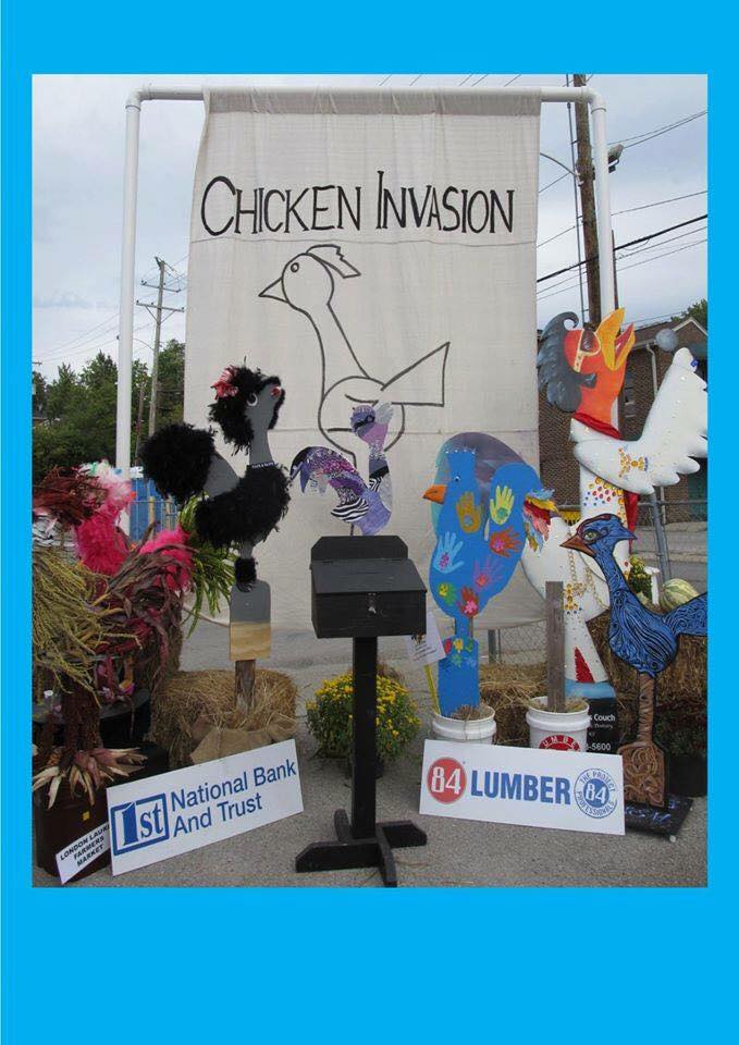 World Chicken Festival Chicken Invasion | City of London, Kentucky