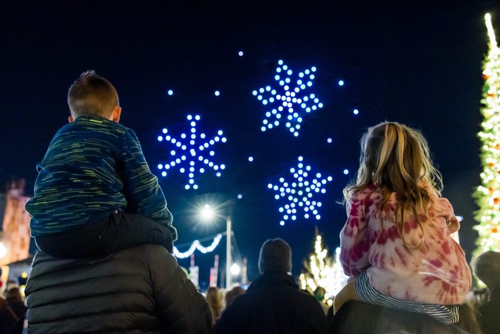 Downtown Christmas Drone Show City of London, Kentucky